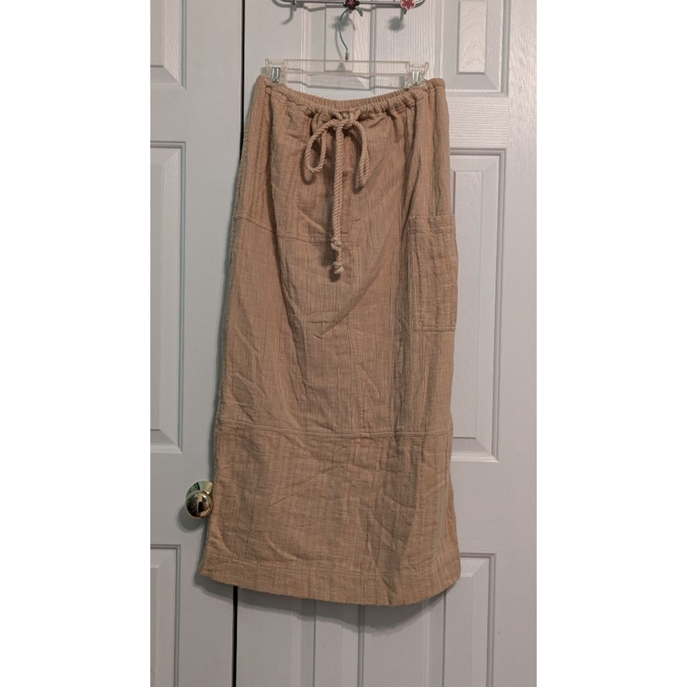 NWT Women's Free People Maxi Skirt, Beige, Size M